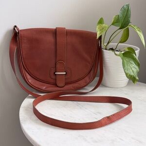 Bottega Veneta Made In Italy Terracotta Crossbody Bag Vintage